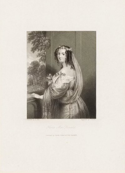 Flora MacDonald, ca. 1850 door Frederick Bacon