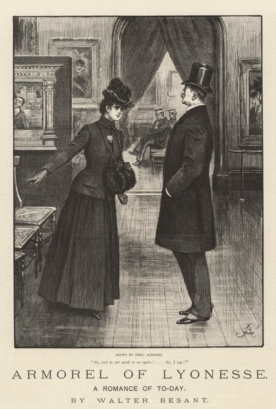 Armorel van Lyonesse, Een Romantiek van Vandaag, door Walter Besant door Frederick Barnard
