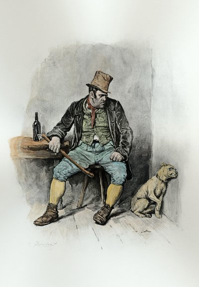 Bill Sykes en zijn hond, uit 