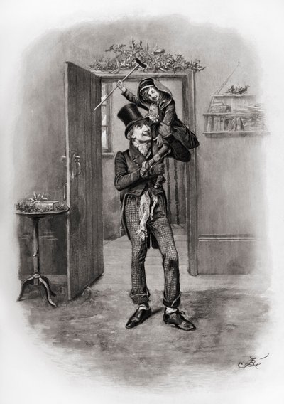 Een kerstlied door Frederick Barnard