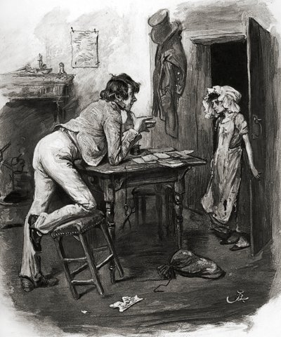 Het Oude Curiositeitenwinkeltje door Frederick Barnard