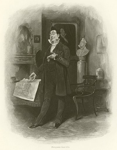 Mr. Pecksniff door Frederick Barnard