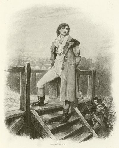 Sydney Carton (gravure) door Frederick Barnard