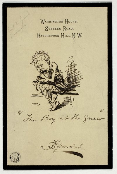De jongen bij de knaag door Frederick Barnard
