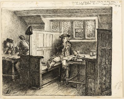 De luistervink door Frederick Barnard