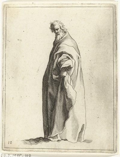 Oude man door Frederick Bloemaert