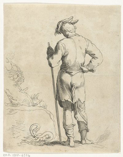 Staande man door Frederick Bloemaert