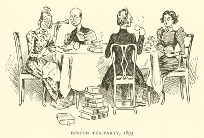 Boston Tea-Party, 1893 door Frederick Burr Opper