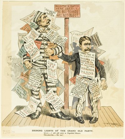 Schijnende lichten van de Grand Old Party door Frederick Burr Opper