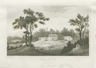 Burton-upon-Trent - Dove Cliff (gravure) door Frederick Calvert