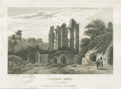 Croxden Abbey door Frederick Calvert