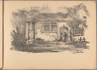 Een van een Serie van Zestig Schetsen van Cottages. Londen, 1825. door Frederick Calvert