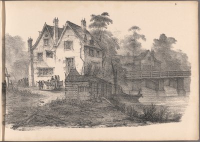 Een van een serie van zestig schetsen van cottages. Londen, 1825. door Frederick Calvert