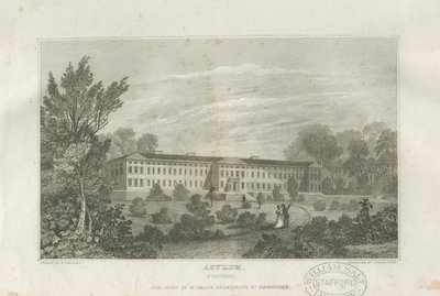 Stafford - Asiel: Gravure, nd [c 1830] door Frederick Calvert