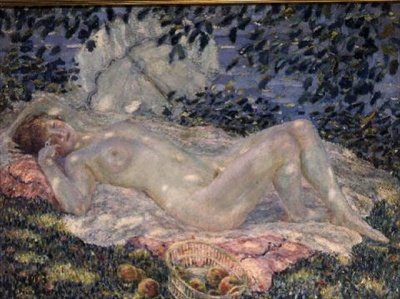Herfst door Frederick Carl Frieseke