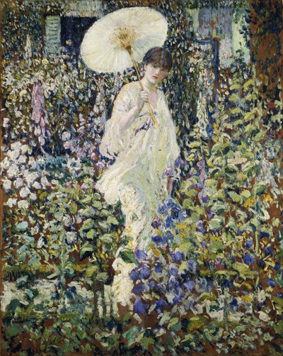 Zon en Wind door Frederick Carl Frieseke
