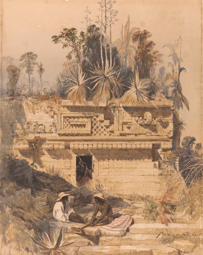 Ruïnes bij Sabachtsche door Frederick Catherwood