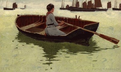 Een Septemberochtend door Frederick Cayley Robinson