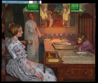 Het einde van de dag door Frederick Cayley Robinson