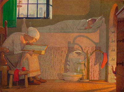Het Woord, ca. 1922 door Frederick Cayley Robinson