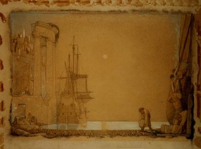 Lading Lossen door Frederick Cayley Robinson