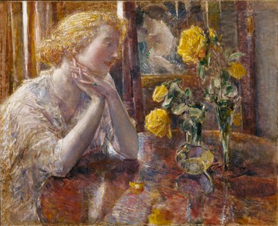 Maréchal Niel Rozen door Frederick Childe Hassam