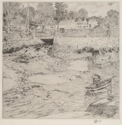 Oude Kant, 1915 door Frederick Childe Hassam