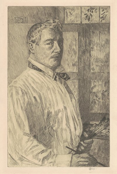 Zelfportret door Frederick Childe Hassam