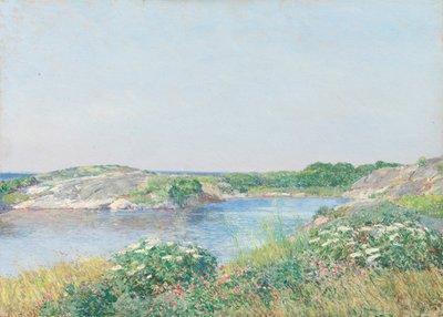 De Kleine Vijver, Appledore door Frederick Childe Hassam