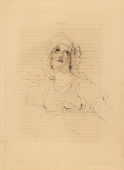 Portret van Lady Emma Hamilton, minnares van Horatio Nelson door Frederick Christian Lewis