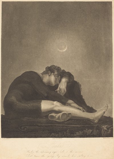 Lycidas door Frederick Christian Lewis I and Moses Haughton II after Henry Fuseli; published by Moses Haughton II