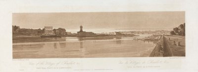 Uitzicht op het Dorp Chaillot & C. genomen vanaf Pont de la Concorde 1803; Plaat 17 uit Uitzichten in Parijs, het Emanuel Volume tracing van de plaat B1981.25.2626 door Frederick Christian Lewis the Elder