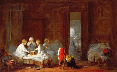 Een middernachtelijk feest, 1866 door Frederick Daniel Hardy
