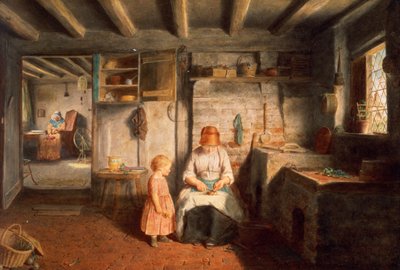 Voorbereiden voor het Diner door Frederick Daniel Hardy