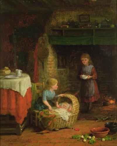 Rock-a-Bye Baby door Frederick Daniel Hardy