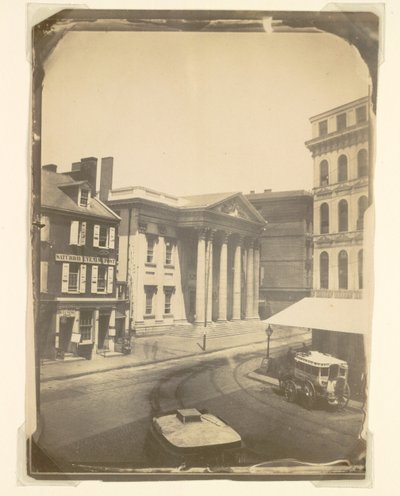 Eerste Bank van de Verenigde Staten, Philadelphia, 1859 door Frederick DeBourg Richards