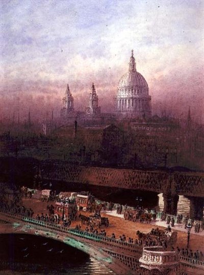 Blackfriars Bridge en St. Paul