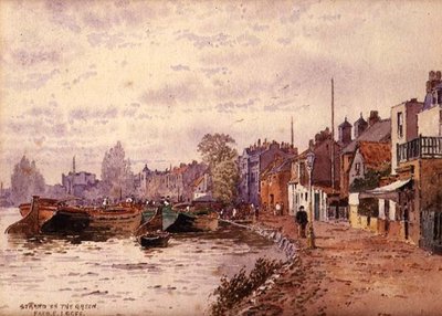 Strand on the Green door Frederick E.J. Goff