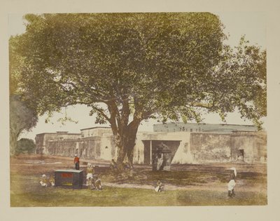 Gevangenis, Calcutta. Fotograaf: Fiebig, Frederick c 1851-1852 Beelden van Calcutta en omliggende districten. door Frederick Fiebig
