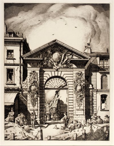 Rouen, Porte de Guillaume door Frederick G. Hall