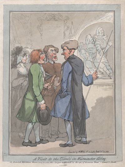 Een bezoek aan de graven in Westminster Abbey door Frederick George Byron