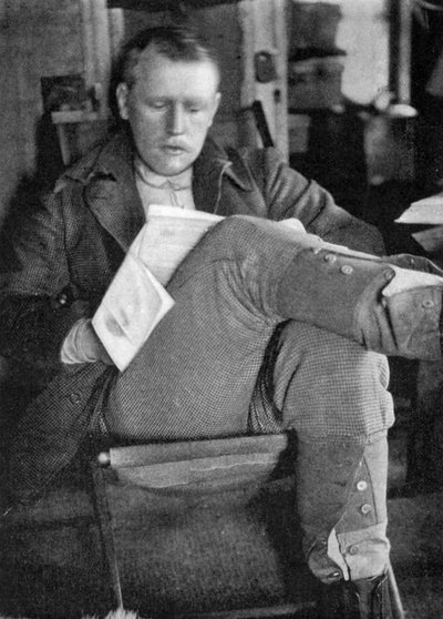 Fridtjof Nansen na zijn wasbeurt, 1896 1899 door Frederick George Jackson