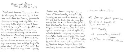 Brief van admiraal Lord Nelson aan Lady Hamilton door Frederick George Netherclift