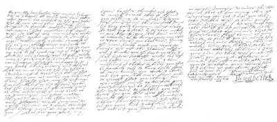 Brief van Elizabeth I, koningin van Engeland, aan James VI van Schotland door Frederick George Netherclift