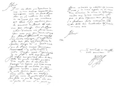 Brief van Robert Devereux, Graaf van Essex, aan Maurits, Prins van Oranje door Frederick George Netherclift