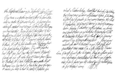 Brief van Willem III Koning van Engeland, 1695 door Frederick George Netherclift