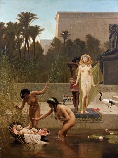 De vondst van Mozes door Frederick Goodall