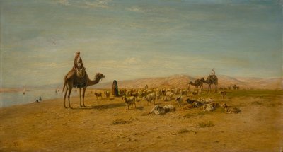 Aan de oevers van de Nijl door Frederick Goodall