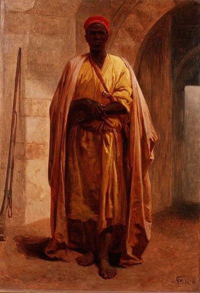 Portret van een jonge Arabier door Frederick Goodall