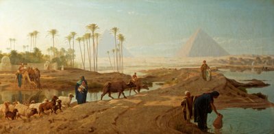 De Nijl indijken door Frederick Goodall